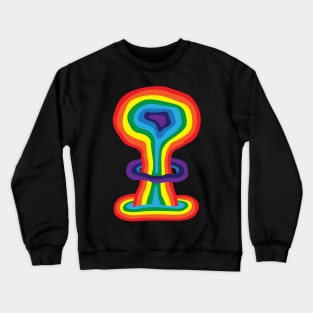 Rainbow Mushroom Crewneck Sweatshirt